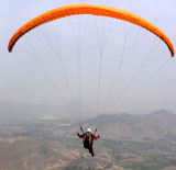 Take off in Pachacamac, Lima, Peru